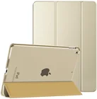 Чехол для iPad Air 2, Air 1, ipad 5, 6, чехол для планшета, кожаный чехол с прозрачной матовой задней крышкой для iPad 10,2 дюйма, 8-го и 7-го поколения
