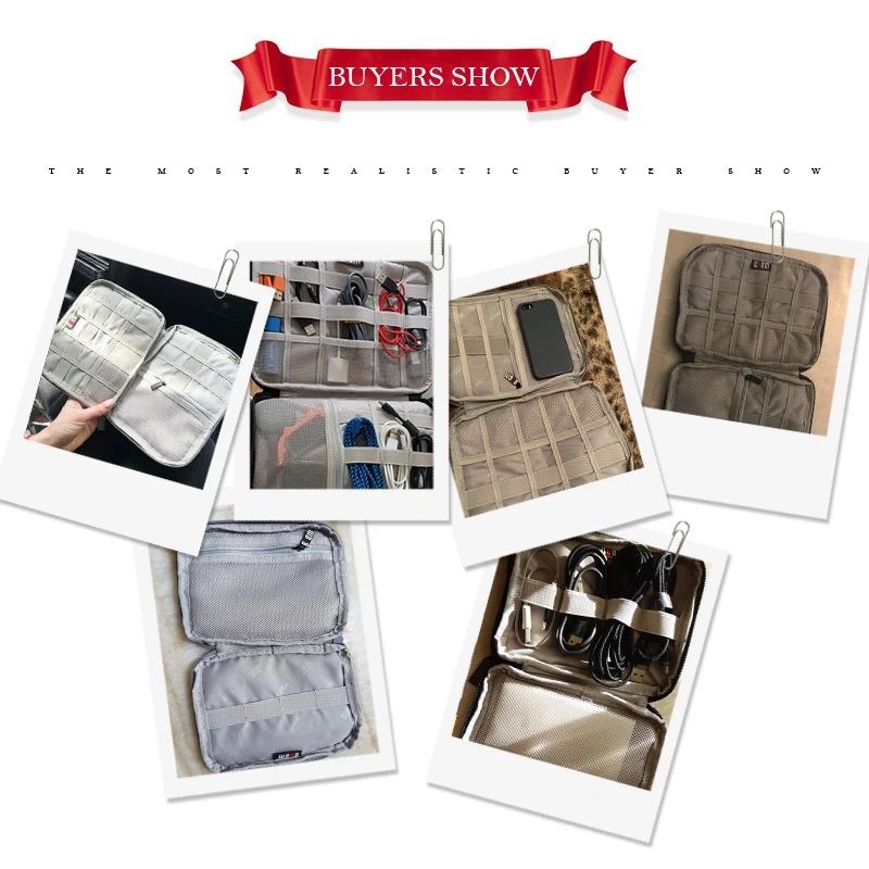 Сумка-Органайзер для путешествий водонепроницаемый цифровой чехол гаджетов