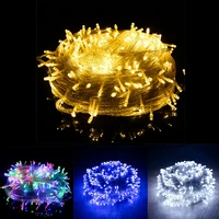 street garden lights 3m10m20m50m 4color 8 modes ac220v110v holiday fairy lights lighting for new year christmas decoration