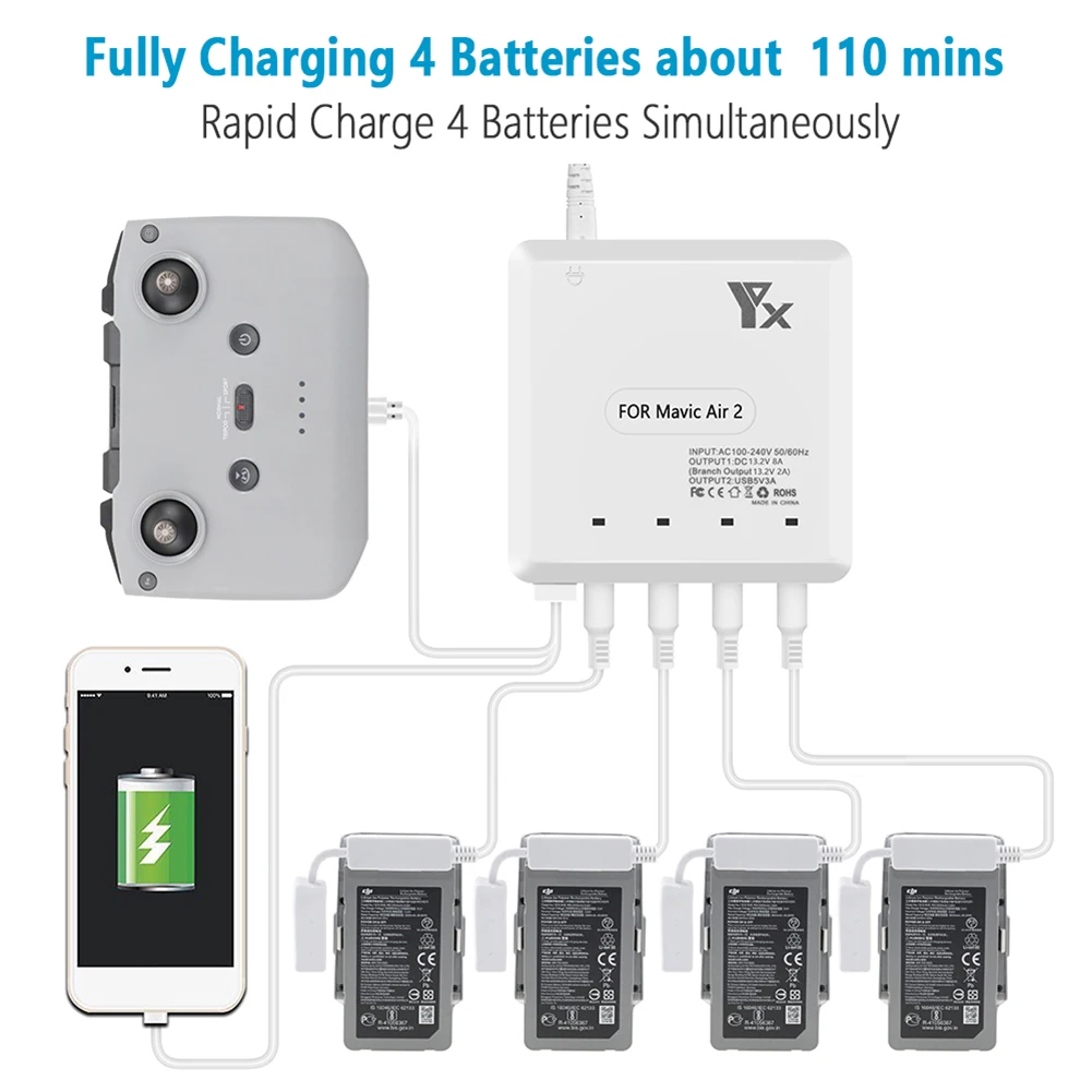 6 в 1 зарядное устройство пульт дистанционного управления камера Дрон мульти