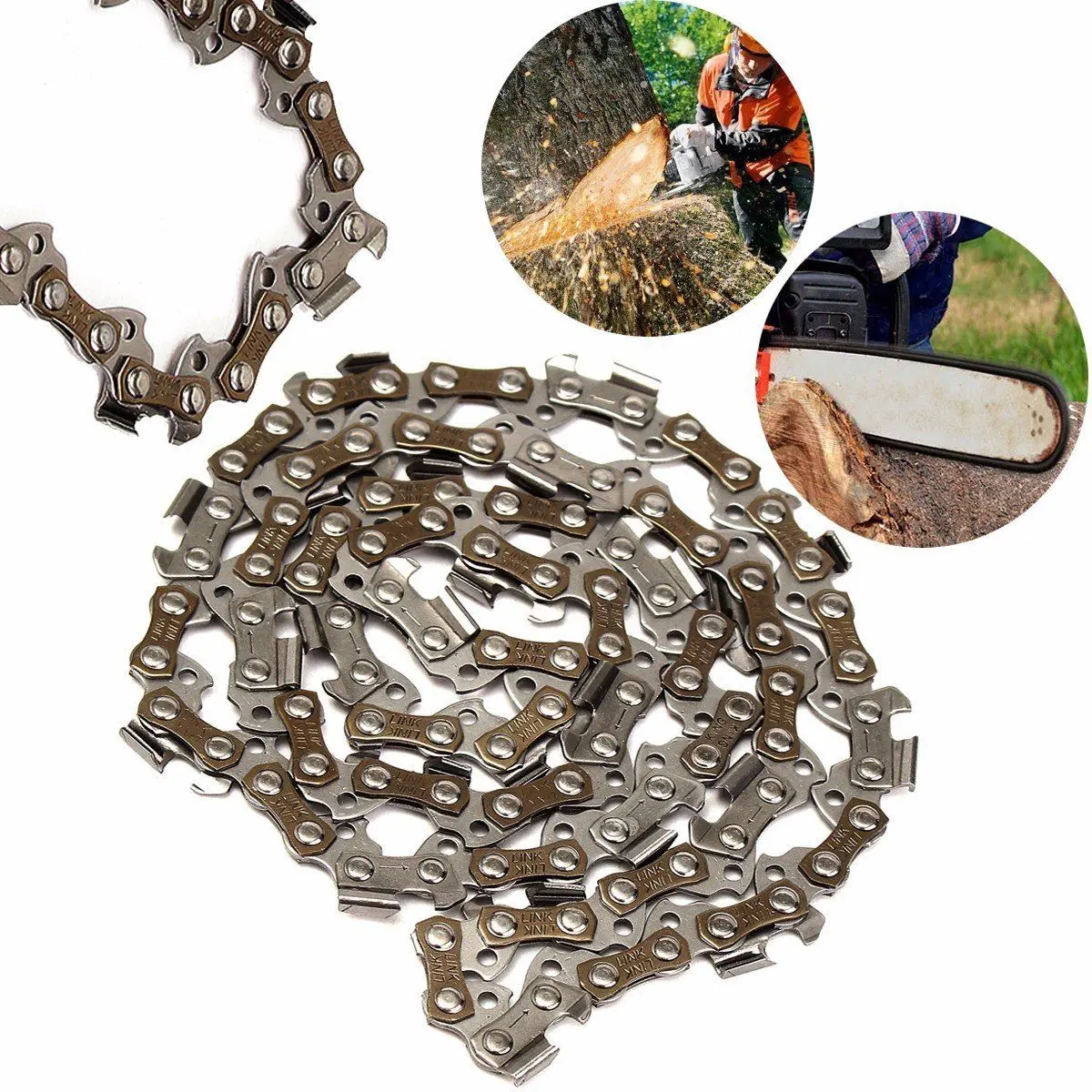 Replacement 8 33 DL 3/8 LP .050 Gauge Steel Chainsaw Saw Chain Blade Tools
