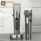 Машинка для стрижки волос RIWA, электрическая машинка для стрижки волос из тонкой стали с регулируемой скоростью, мощностью RE-6305, со светодиодным экраном, с низким уровнем шума