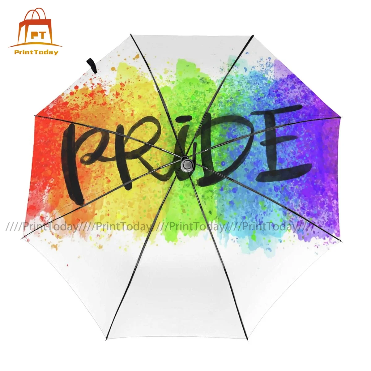 

Gay Pride Umbrella Wind Proof Auto Umbrella Charm Design Portable Car Umbrella
