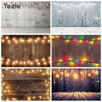 yeele wood planks brick wall texture photocall lights vintage photography backdrops personalized backgrounds for photo studio
