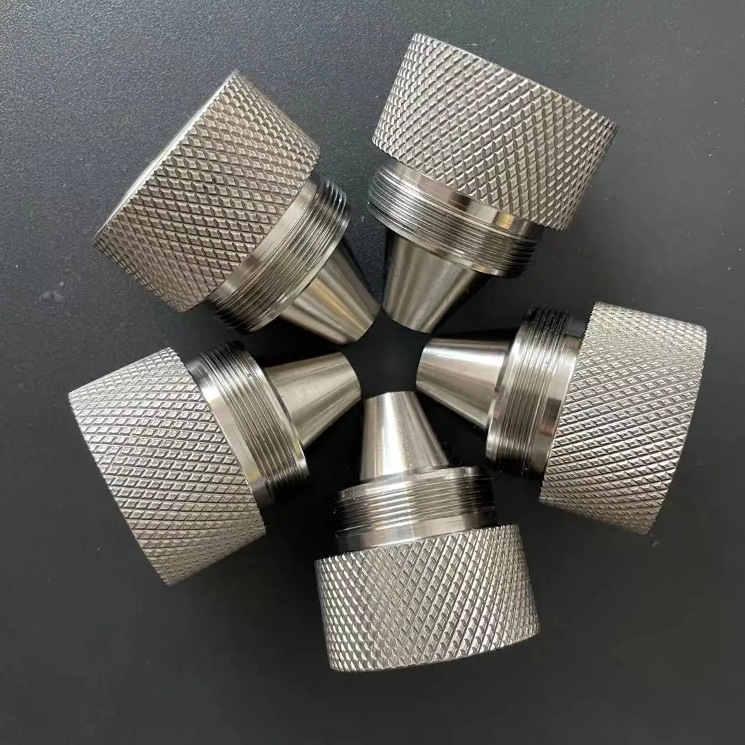 

1.375x24 Titanium GR5 Storage Baffle Additional Extra Cone Cups Metric Thread for Modular Solvent Trap MST Fuel Filter 1-3/8x24