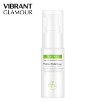 vibrant glamour face serum tea tree oil acne treatment anti acne scar removal shrink pores cream whitening anti aging skin care