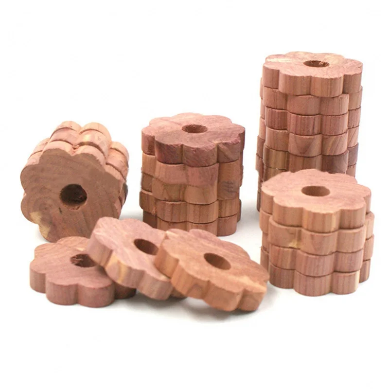 

30 шт., репелленты для комода шкафа, мини круглые седры, деревянные блоки, деревянное кольцо, репеллент от насекомых, камфора, шарики от моли