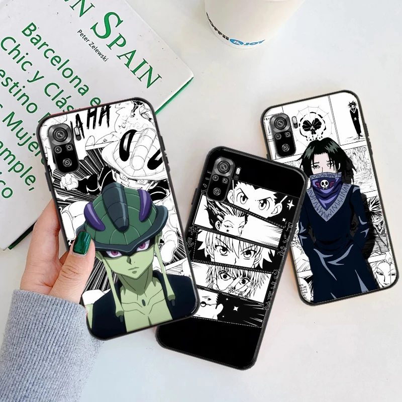 

Amine Hunter X Hunter Killua HXH Case Funda For Xiaomi Redmi 9 9i 9AT 9T 9A 9C 10X 4G 5G Note 10 10T 5G 10S Back Cover Coques