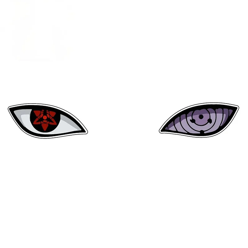 

EARLFAMILY Windshield Waterproof Cover Scratch Decorative Decal for Ninja Sasuke Rinnegan Vinyl Car Sticker 13cm X 2.8cm