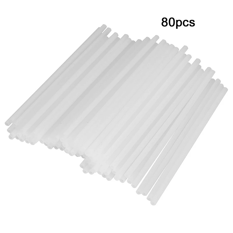 

80pcs Safe Plastic Lollipop Stick Cake Pop Sucker Sticks For Chocolate Sugar Candy Lollypop DIY Mold Tool Cake Pop Sticks tube
