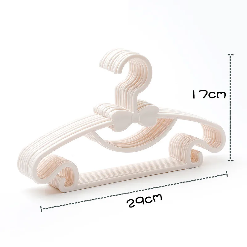 10 шт. пластиковые детские вешалки нескользящий шарф пальто сушильная вешалка для