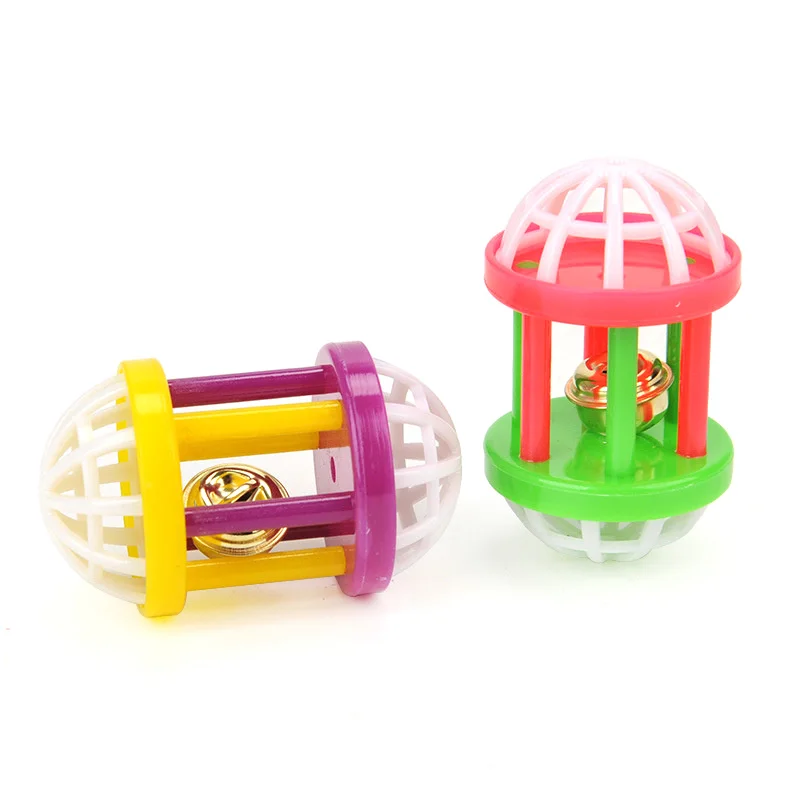 Интерактивная пластиковая котенка кот игрушка с гантели Jingle Ball Pet Dog для игры со