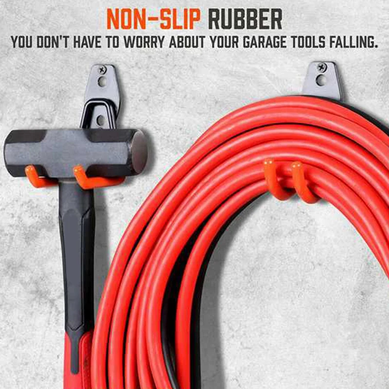 

Large Heavy Duty Storage Hanging Hooks Durable Power Tools Storage Hook Holders Home Garage Wall Mounted Brackets Hook