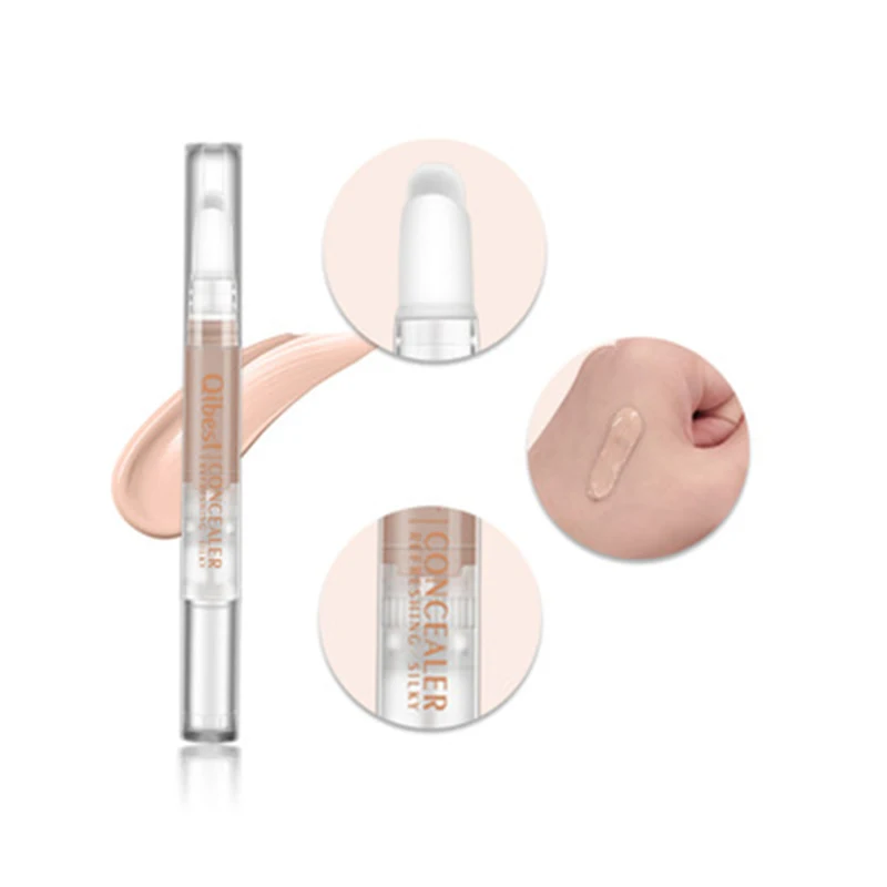 Жидкий консилер для макияжа карандаш вращающийся Осветляющий полное покрытие
