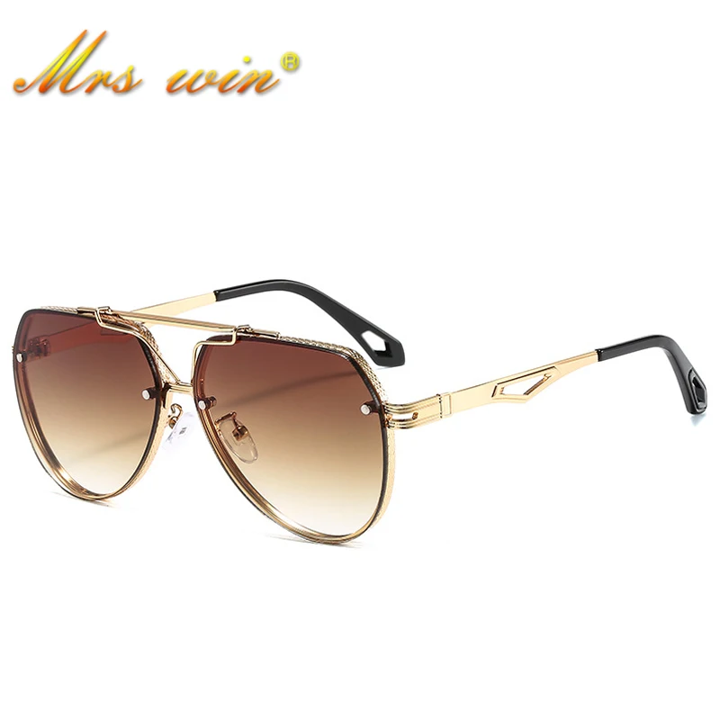 

2021 New Fashion Luxury Classic Mach Six Style Gradient Lens Men Sunglasses Men Vintage Brand Design Sun Glasses Oculos De Sol
