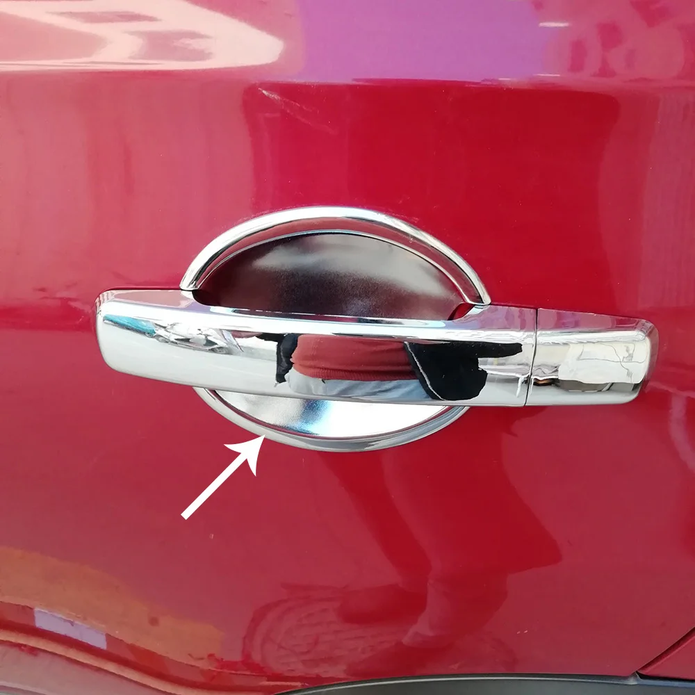 

For Nissan Qashqai Dualis 2007-2012 Side Door Handle Bowl Cup Cover Trim