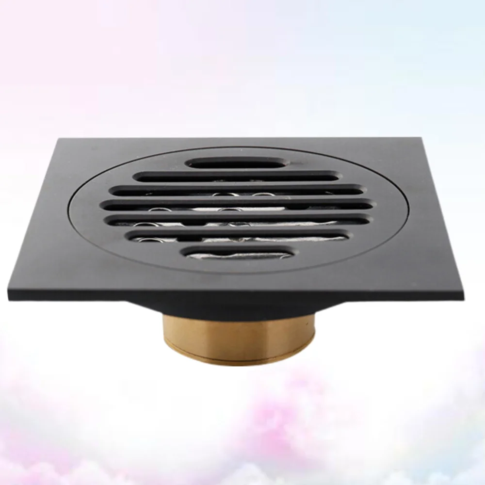 

Square Floor Drain Stainless Steel Deodorant Strainer with Detachable Strainer Cover