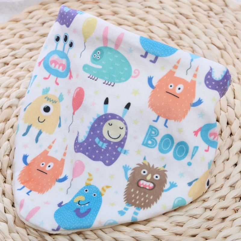 

LuMengYi Baby Bibs Triangle Saliva Towel Infant Kids Boy Girl Unisex Feeding Burp Cloths Baby Gifts Bandana Bibs Minky Polyester