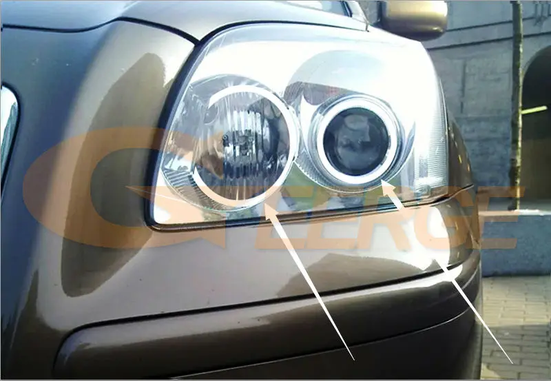 Для Toyota Avensis T25 2003 2004 2005 предлицевая сторона отличный Дневной светильник ультра