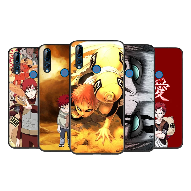Ботинки в стиле аниме Naruto Гаара силиконовый мягкий черный чехол для Honor 9 10 X10 9A 9C 9S