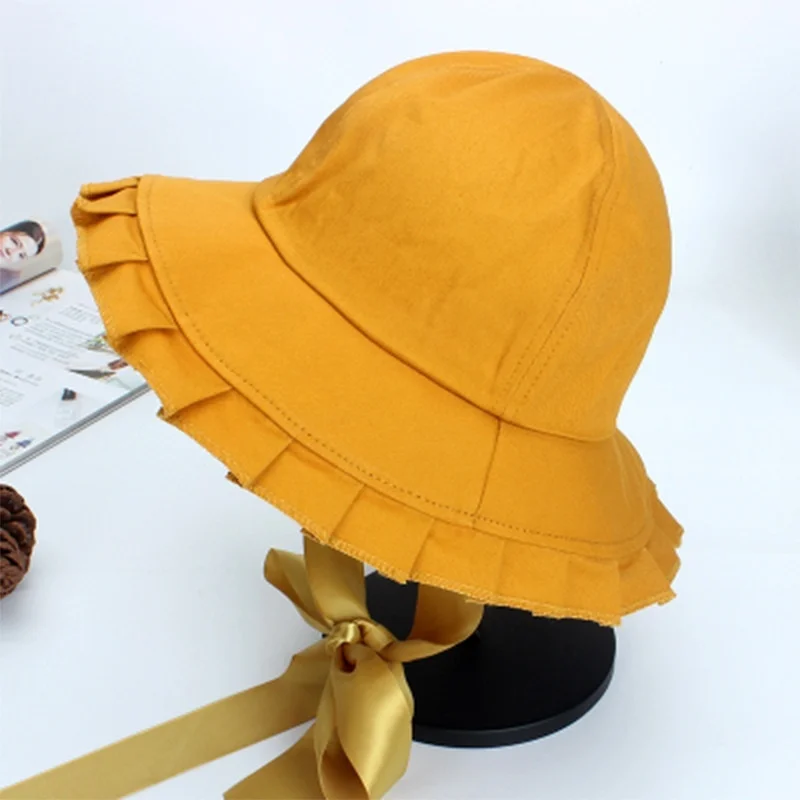 6 цветов хип-хоп шляпа панка уличный солнцезащитный козырек Панама с рюшами