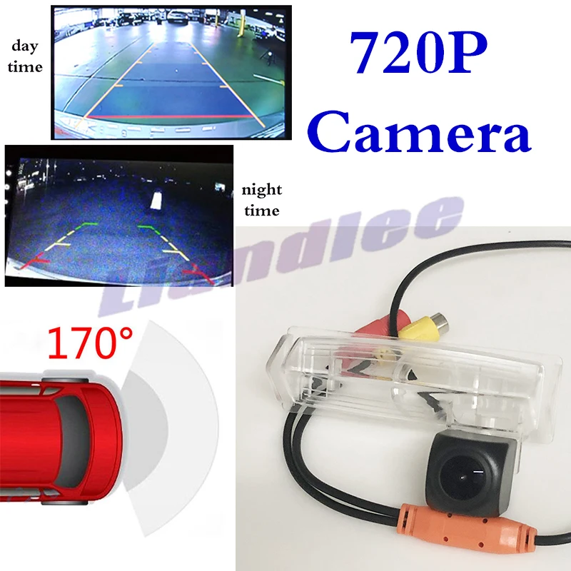 

Автомобильная камера заднего вида для Toyota Aurion Camry XV40 2006 ~ 2011, большая CCD камера заднего вида с функцией ночного видения 720 RCA, водонепроницаема...