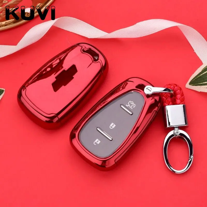 Высококачественный мягкий чехол для автомобильного ключа из ТПУ chevrolet cruze spark camaro