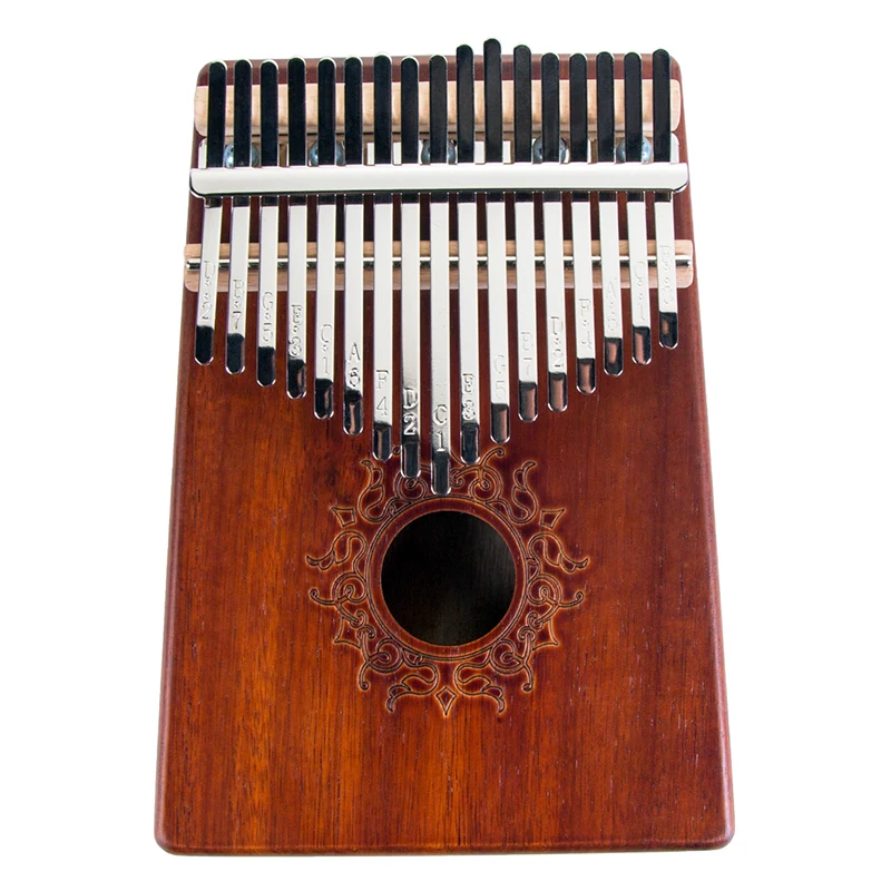 Kalimba 17 клавиш большой палец пианино Sanza Mbira высокое качество KOA деревянный корпус