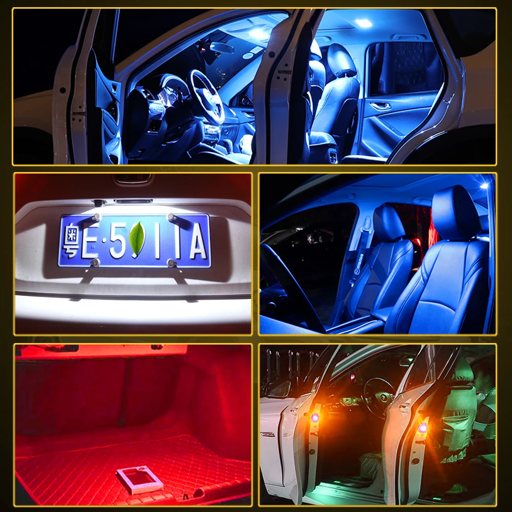 Комплект W5W T10 Светодиодные Автомобильные внутренние фары для Mitsubishi Pajero Sport ASX L200