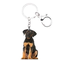 english coonhound dog silver lobster clasp keychain animal keyring acrylic mens car key not 3d llaveros cute mini for xmas gift