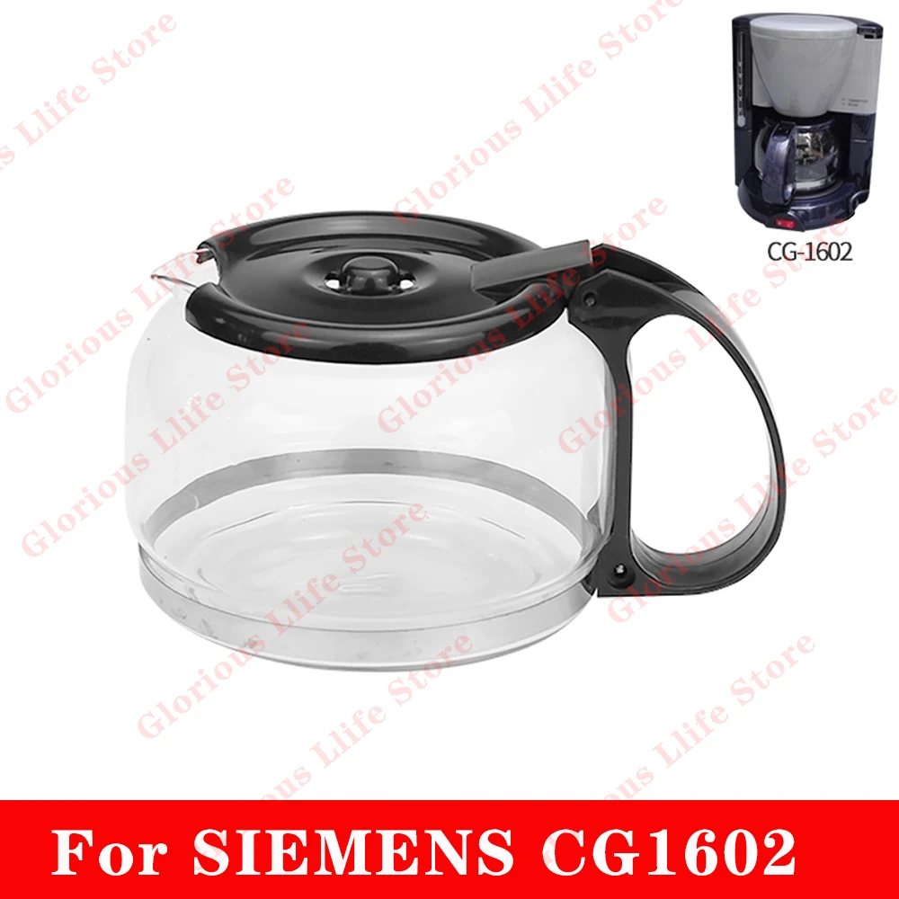 

CG-1602 Стекло Кофе комплект кастрюль для SIEMENS CG-1602 ousehold капельного Кофе бытовой Кофе горшок Стекло Кофе машины для синтетического волокна