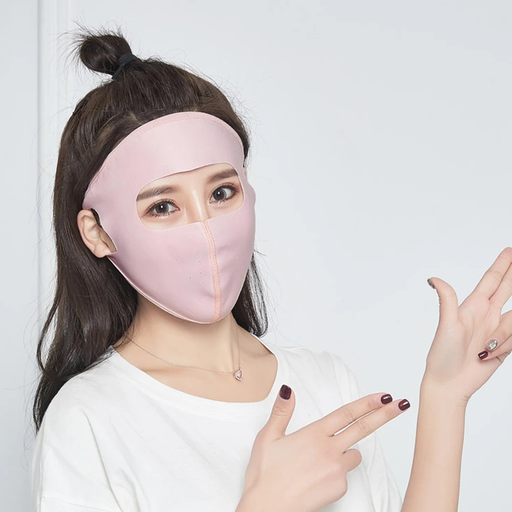 Для женщин многофункциональный шарф с отверстиями для вентиляции и теплый принт