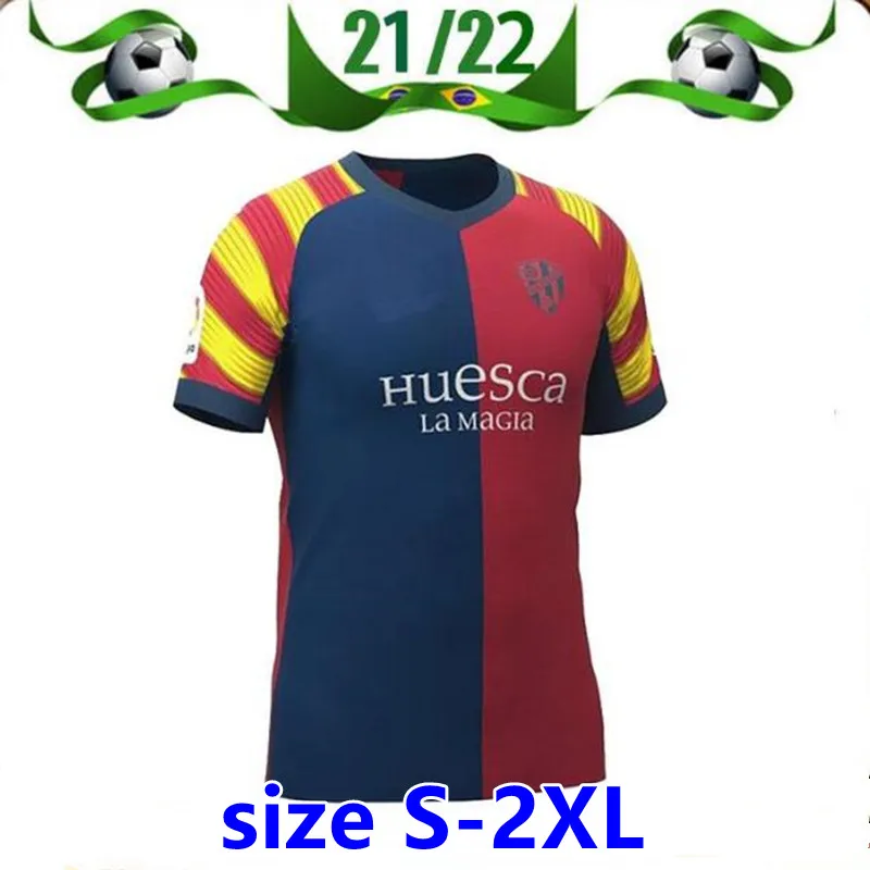 

TOP21 22 Camiseta de ftbol de local de Huesca Special Edition Jersey 2122 Christo Okazaki Sergio Gomez ARAGON 20