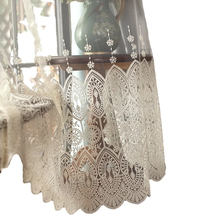 European High-end Embroidery Simple Joker Tulle for Living Dining Room Bedroom. | Дом и сад