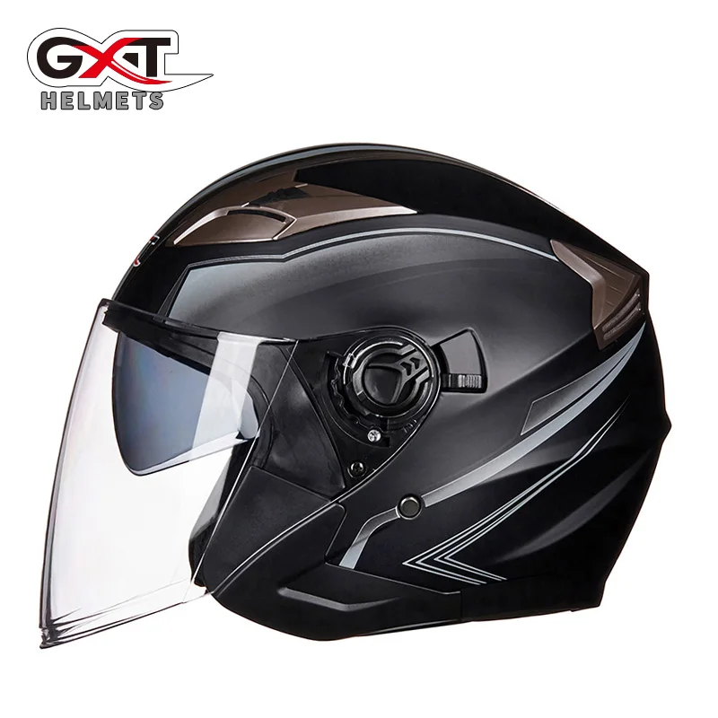

Summer novelty, dual lens GXT motorcycle helmets, half face motorcycle helmet, electric safety helmet for women/men, motorcycle