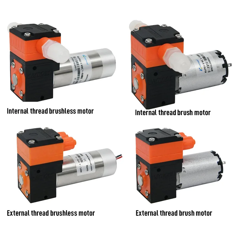 Kamoer 700ml/min KLP02 Mini Diaphragm Water Pump 12V/24V Brush Motor 3Bar Liquid Pressure for Washing Machine Medical Equipment |