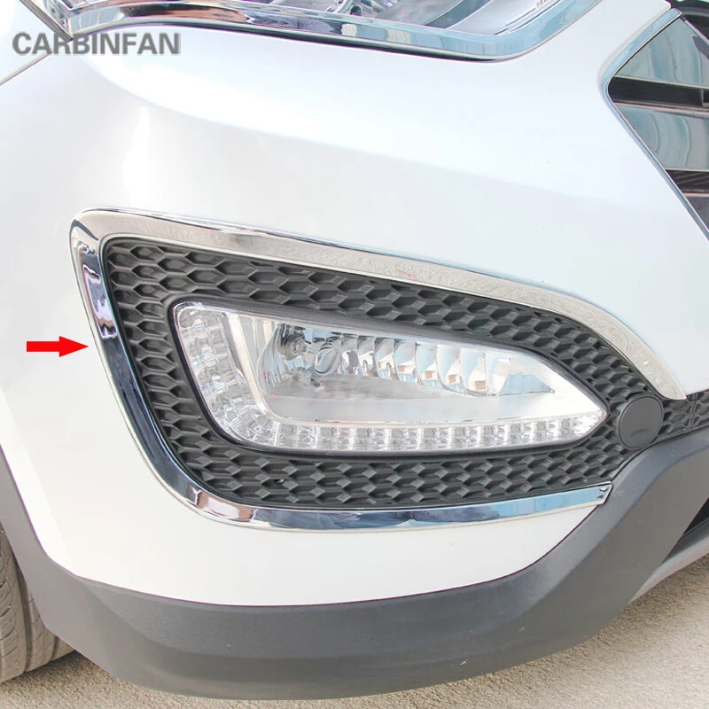 ABS хромированный передний противотуманный светильник крышка лампы планки