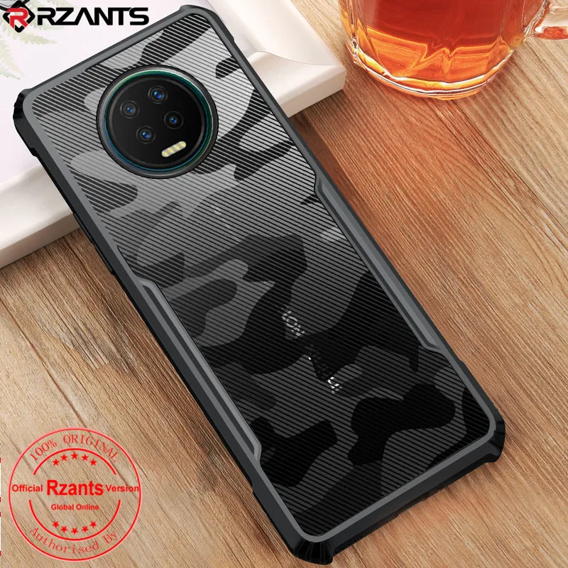 rzants for infinix note 7 8 8i zero 8 case beetle camouflage airbag pumper shockproof casing transparent phone shell soft cover free global shipping