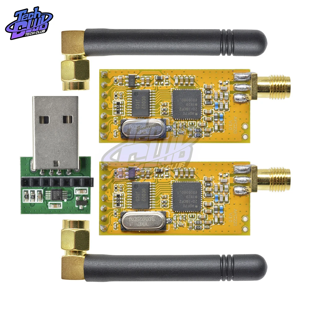 APC220 Беспроводная RF серийная плата данных модуль связь с антеннами USB конвертер