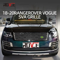 1pcs fit for land rover range rover vogue sva 2018 2019 2020 black front mesh grill grille