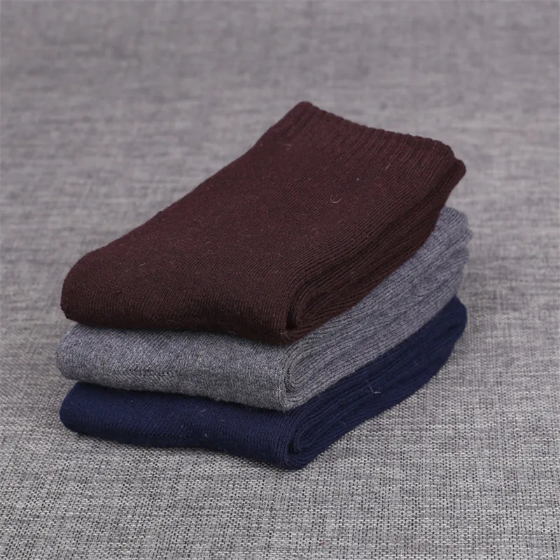 5 пар брендовых мужских Хлопковых Носков толстые теплые пушистые носки-тапочки