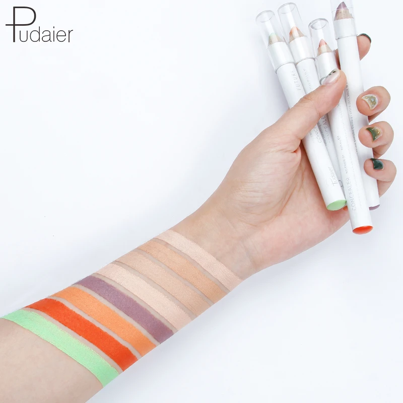 Pudaier Color Correcting Concealer Stick Face Lip Foundation Makeup Full Cover Pen Long Lasting Dark Eye Circle Hide |