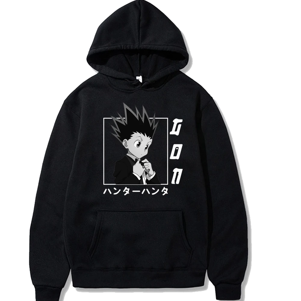 HUNTER×HUNTER Hoodies Anmie GON·FREECSS Printed Streetwear Hoodie Women Men Sweatshirts Pullovers Long-sleeve Female Clothes | Женская