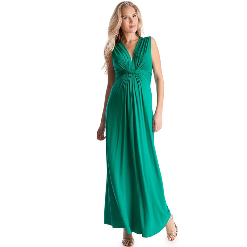 Летнее женское платье без рукавов с V образным вырезом|Платья| |