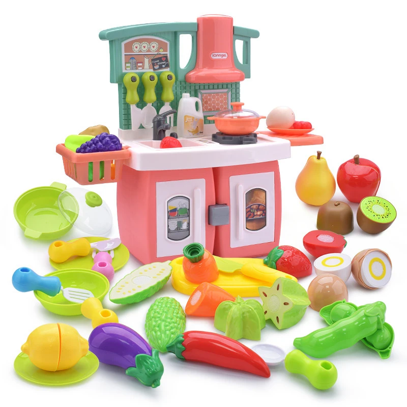 Детский домик для ролевых игр игрушка резки фруктов пластиковых овощей еды