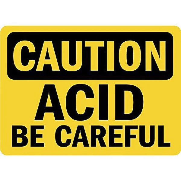 

Caution Acid Be Careful Tin Sign art wall decoration,vintage aluminum retro metal sign,