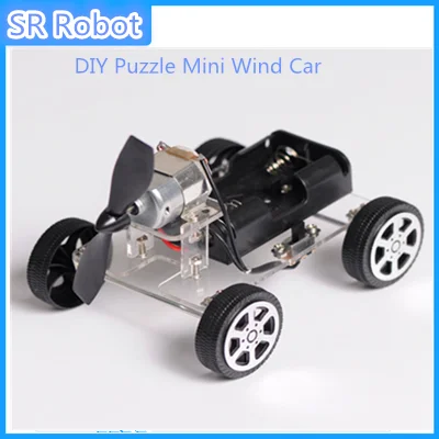 Мини пазл сделай сам Детская развивающая игрушка 130 робот с щеточным двигателем