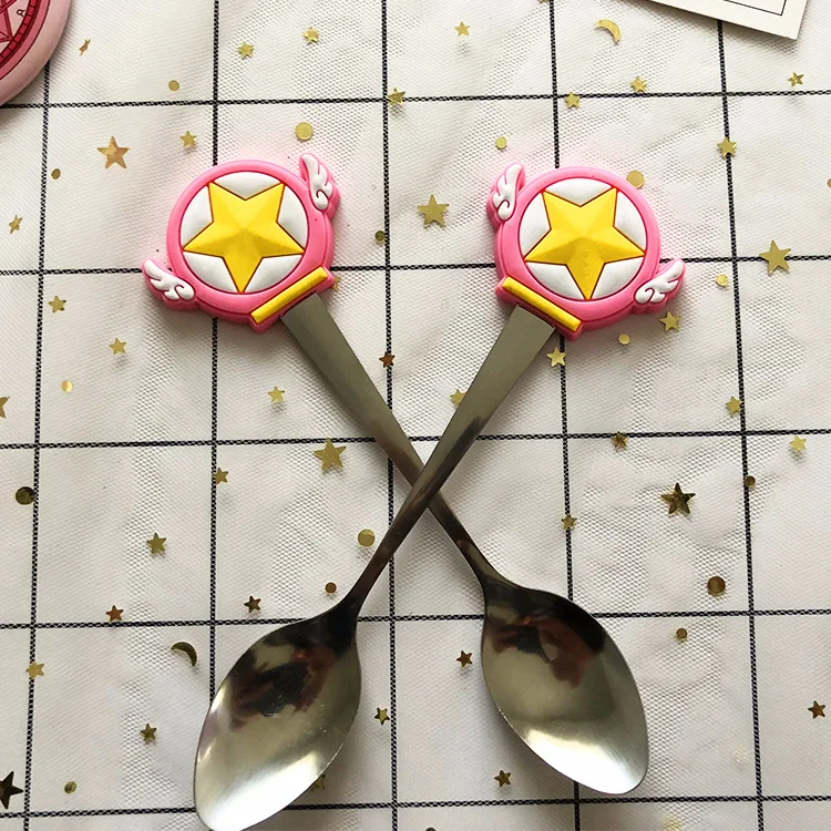 1 шт. Card Captor Sakura розовый Луна Аниме фигурки напечатанный рисунок детская одежда с