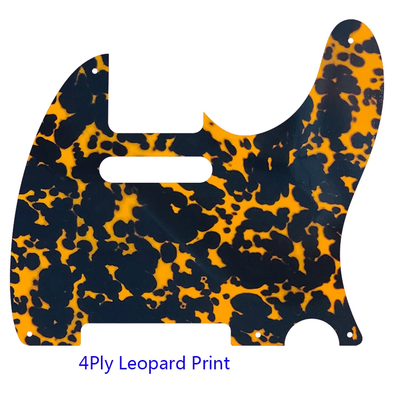 Pleroo Guitar Parts - For US Standard 5 Screw Holes 52 Year Tele Telecaster Guitar Pickguard Scratch Plate, Multicolor Choice