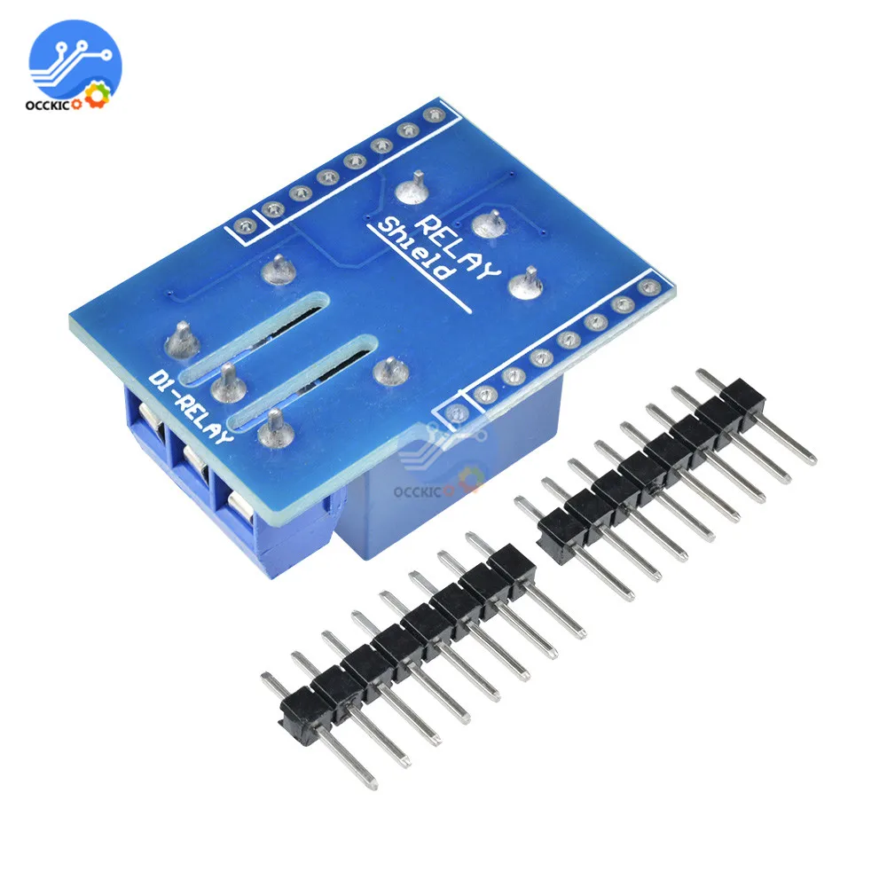Релейный Щит V2.0.0 для WEMOS D1 mini Relay model ESP8266 макетная плата Arduino WeMos MINI 5V|Запасные